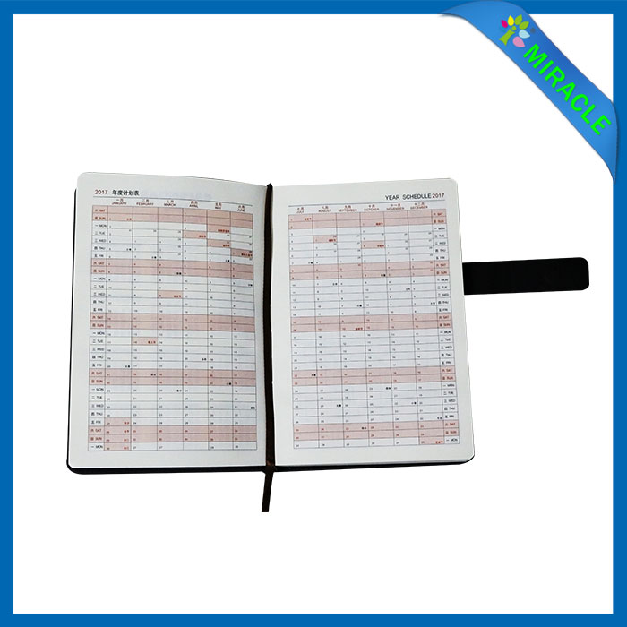 plastic cover spiral notebook