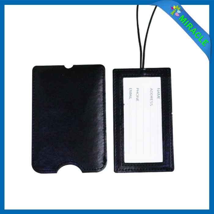 blank luggage tag