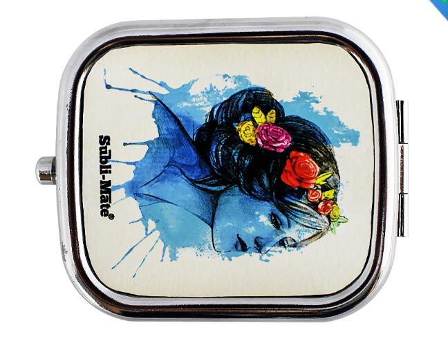 Sublimation personalized pocket mirror